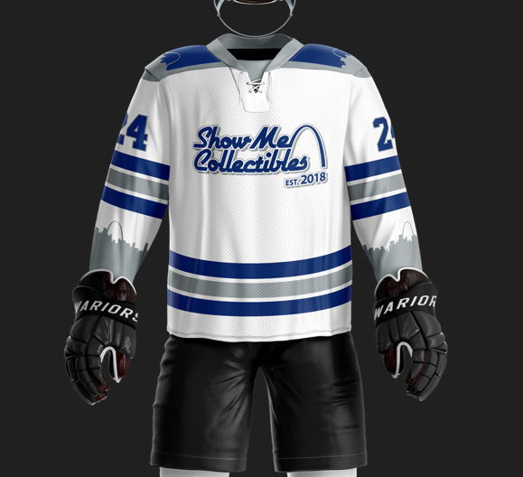 Show Me Hockey Sublimated White Jersey