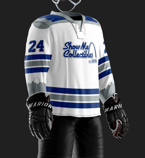 Show Me Hockey Sublimated White Jersey