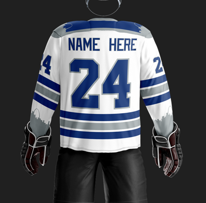 Show Me Hockey Sublimated White Jersey