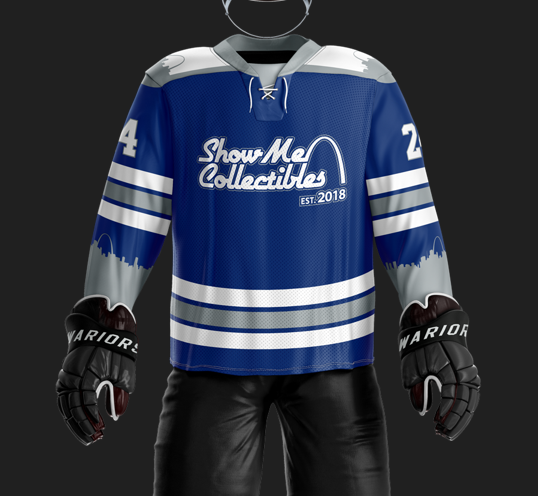 Show Me Hockey Sublimated Blue Jersey