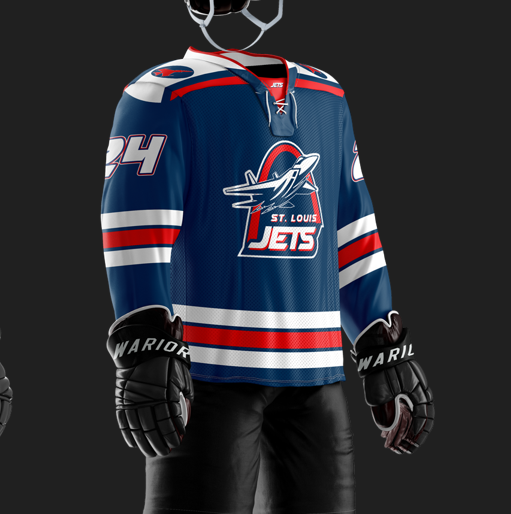 St. Louis Jets Sublimated Dark Jersey