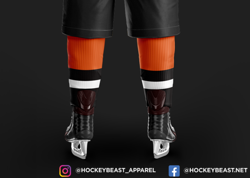 Agent Orange Black Socks