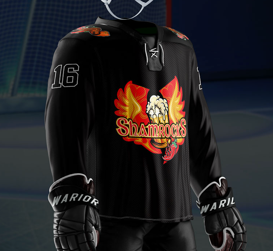 Shamrocks Black Jersey - Customizable Name/Number