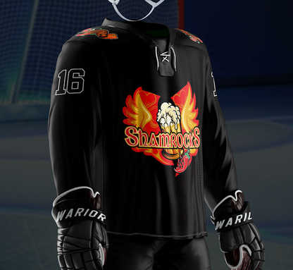 Shamrocks Black Jersey - Customizable Name/Number