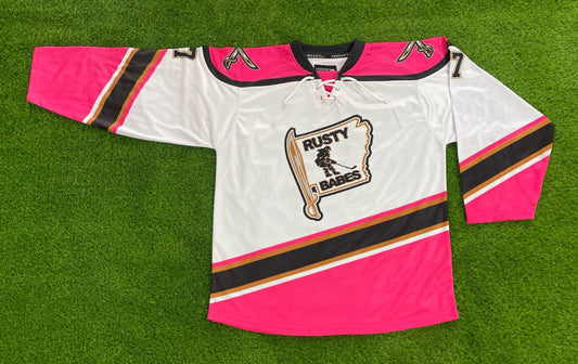 Rusty Babes White/Pink Jersey