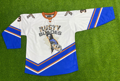Rusty Blades Blue/white Jersey