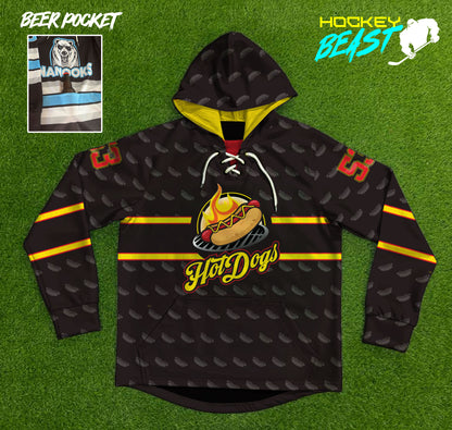 Hot Dogs Jersey Style Hoodie